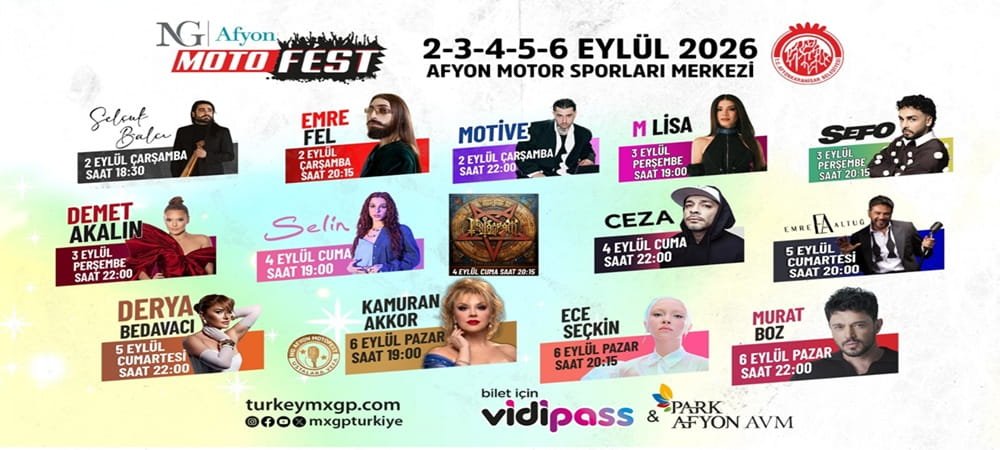 YILDIZLAR AFYON’DA SAHNE ALACAK